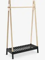 JYSK JYSK Стойка за дрехи JENNET с рафт цвят натурал/черно - до 24-02-26