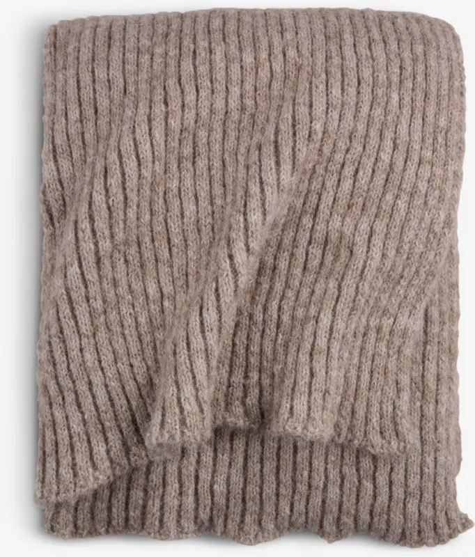 JYSK Одеяло MYSKE 110x160 цвят тъмен пясък