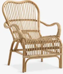 JYSK Кресло LISELEJE високо натурал