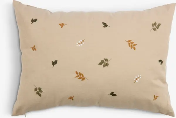 JYSK Декоративна възглавница HORTENCIA 35x50 цв. пясък/зелена