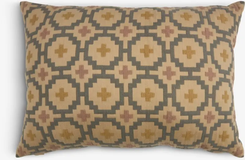 JYSK Декоративна възглавница BANKSIA 35x50 цвят лате/сива