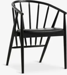 JYSK Кухненски стол ARNBORG черен