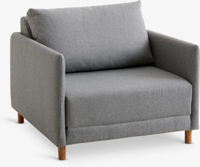 JYSK Разтегателно кресло NORODDEN светлосиво