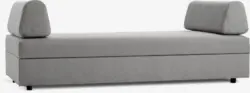 JYSK Кушетка BEGYNDT 196x91 светлосив текстил