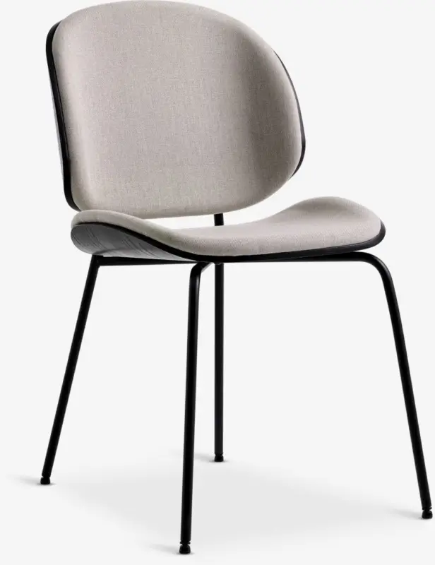 JYSK Кухненски стол TESTRUP цвят пясък/черно