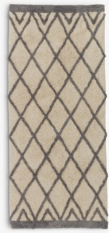 JYSK Килим PENGEURT 70x160 светлокремаво/сиво