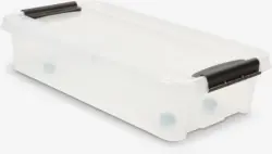 JYSK Кутия за под легло PROBOX 31 литра с капак прозрачна