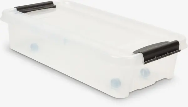 JYSK Кутия за под легло PROBOX 31 литра с капак прозрачна