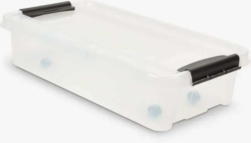 JYSK Кутия за под легло PROBOX 31 литра с капак прозрачна