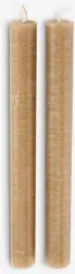 JYSK Дълга свещ BERTEL В22см цвят бадем 2бр./п-т
