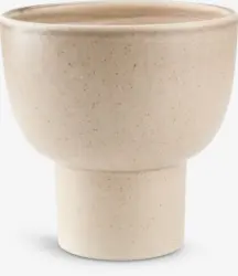 JYSK Саксия RONNY &Oslash;20xВ21 см цвят пясък