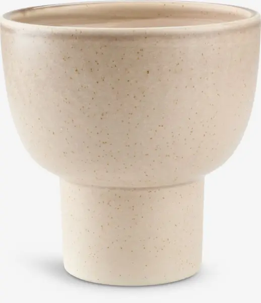 JYSK Саксия RONNY &Oslash;20xВ21 см цвят пясък