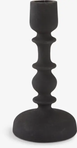 JYSK Свещник CASPAR &Oslash;8xВ16см черен