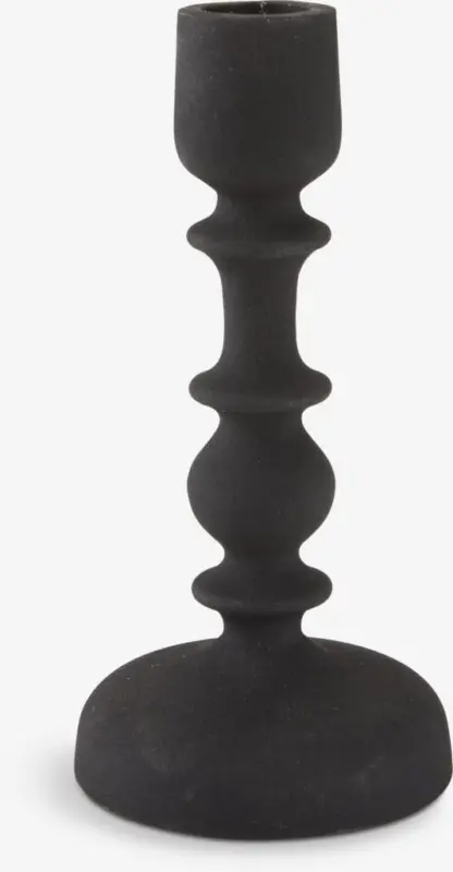 JYSK Свещник CASPAR &Oslash;8xВ16см черен