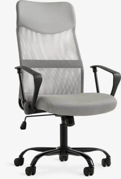 JYSK Офис стол BILLUM сива мрежа/черно