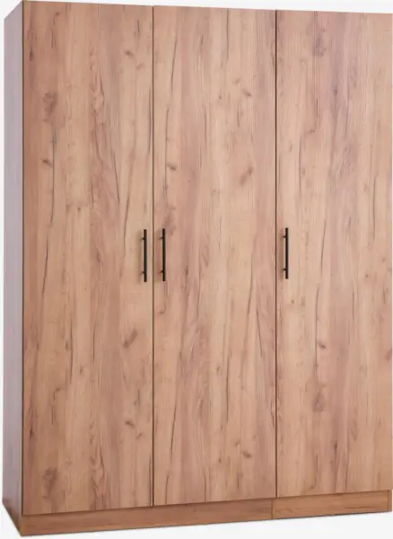 JYSK Гардероб VIBY 150x200 3 врати цвят див натурален дъб