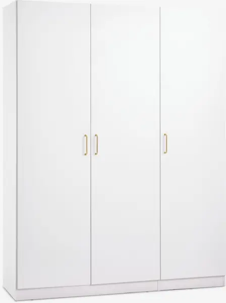 JYSK Гардероб VIBY 150x200 3 врати бял