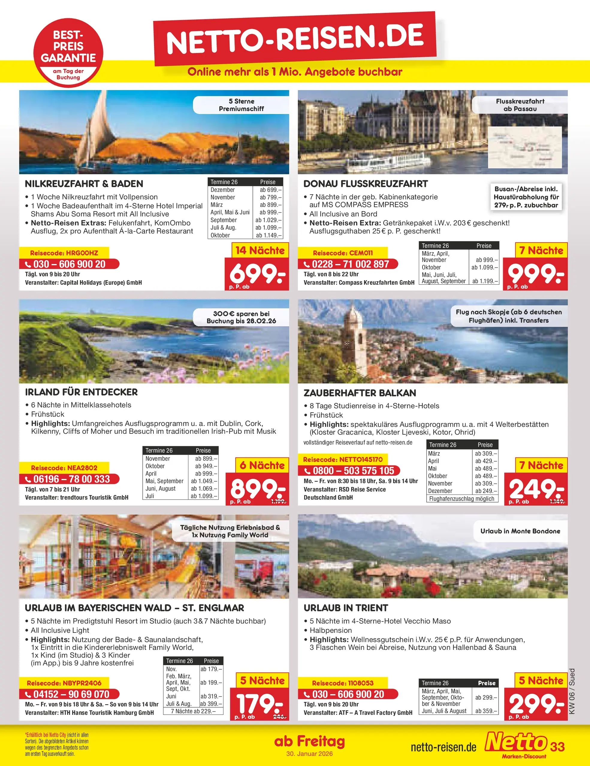 Netto Marken-Discount prospekt Thierhaupten	 (ab 01.02.2026) » Angebote | Seite: 41 | Produkte: Wein, Uhr