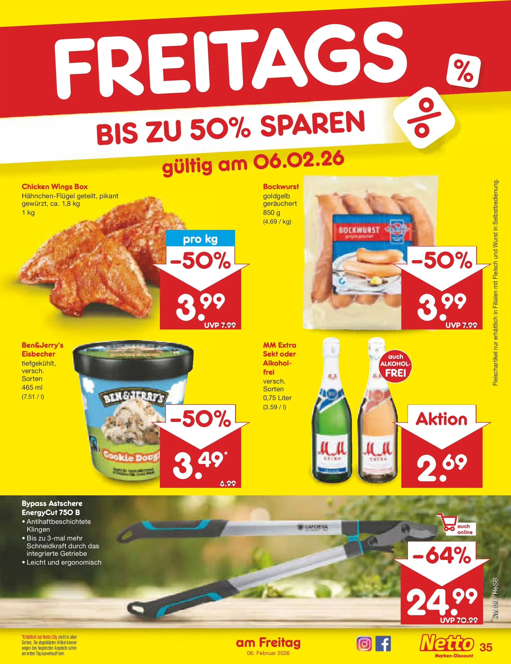 Netto Marken-Discount prospekt Hamburg	 (ab 02.02.2026) » Angebote | Seite: 41 | Produkte: Sekt, Box, Wurst, Fleisch