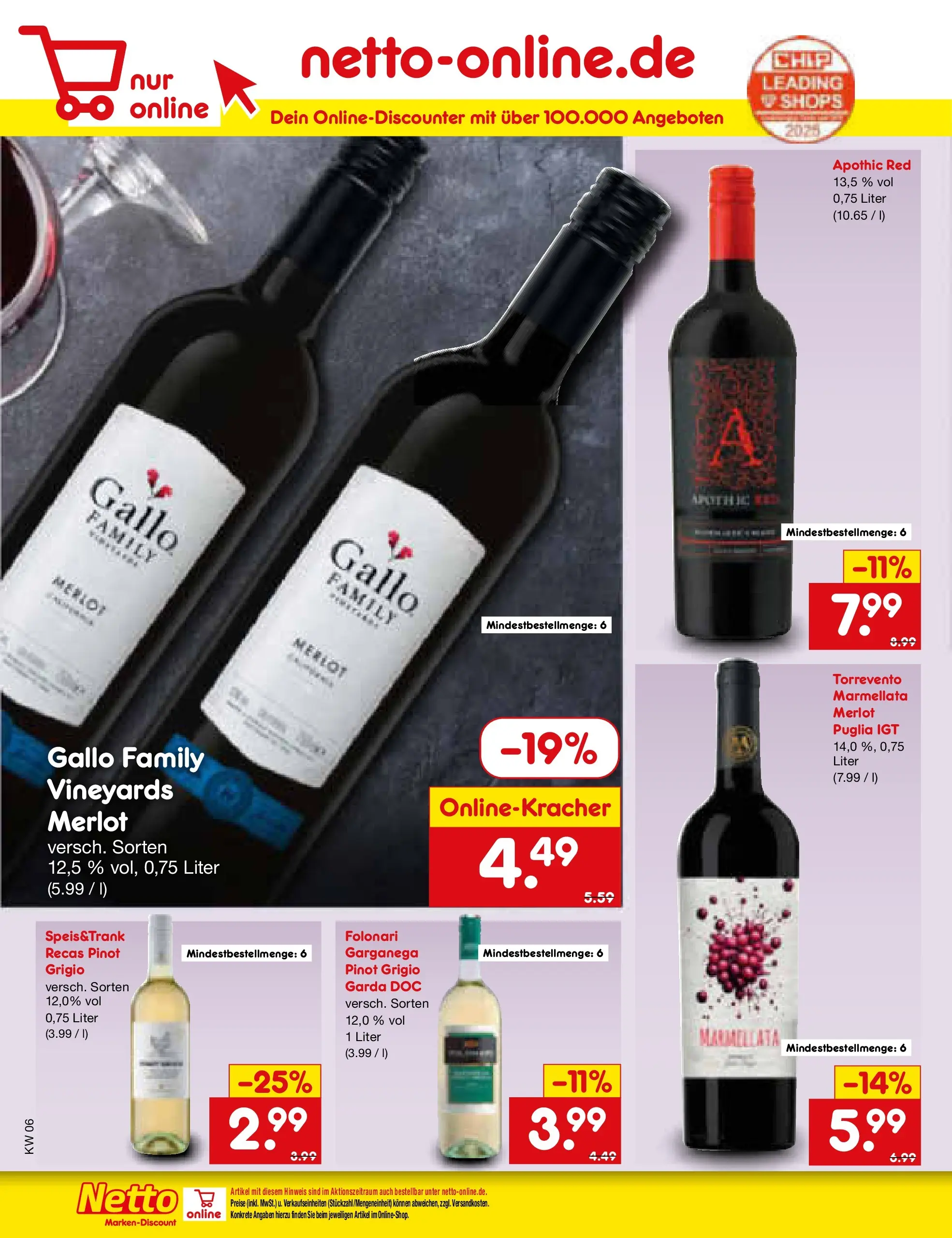 Netto Marken-Discount prospekt Thierhaupten	 (ab 01.02.2026) » Angebote | Seite: 18 | Produkte: Merlot