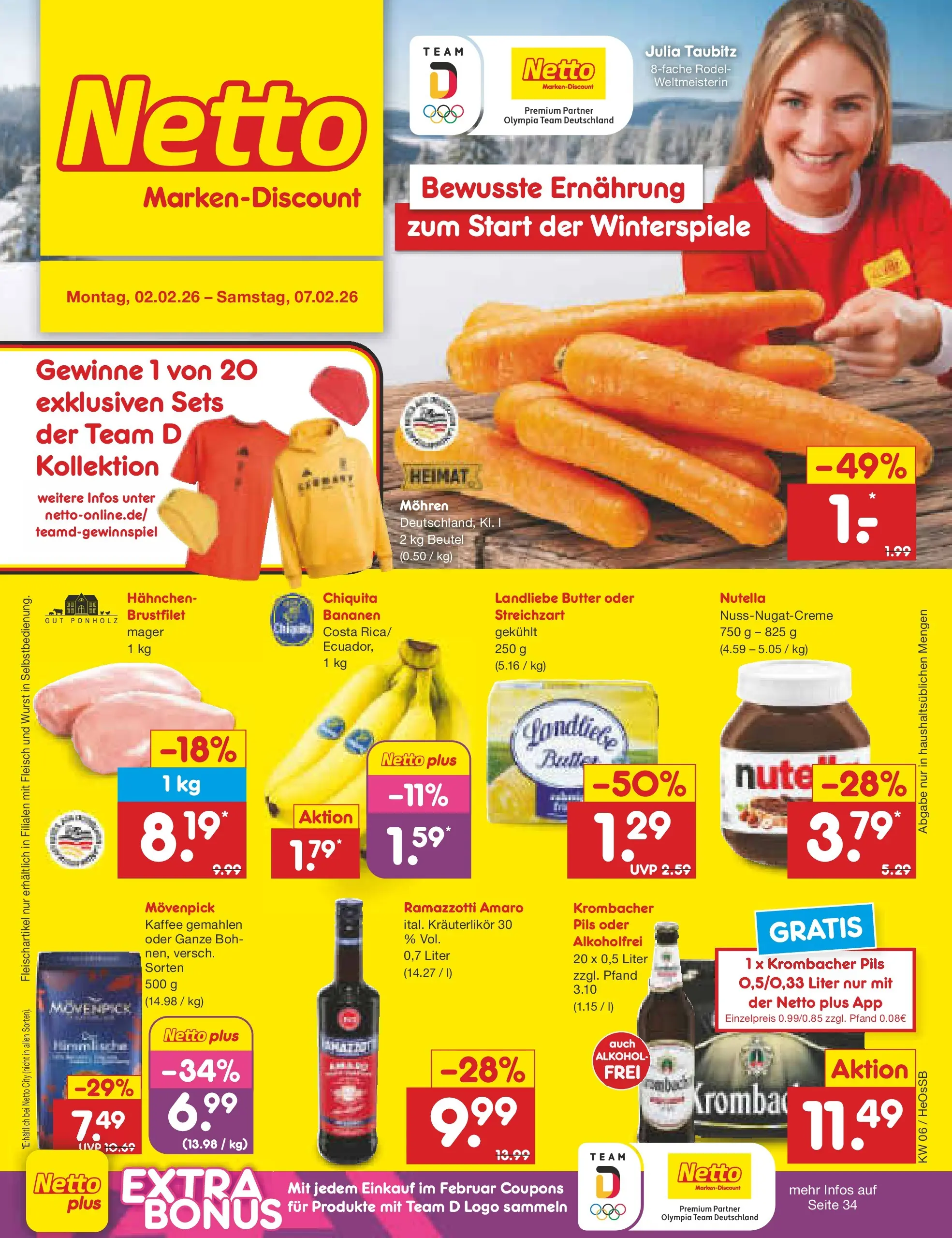 Netto Marken-Discount prospekt Kröpelin	 (ab 02.02.2026) » Angebote | Seite: 1