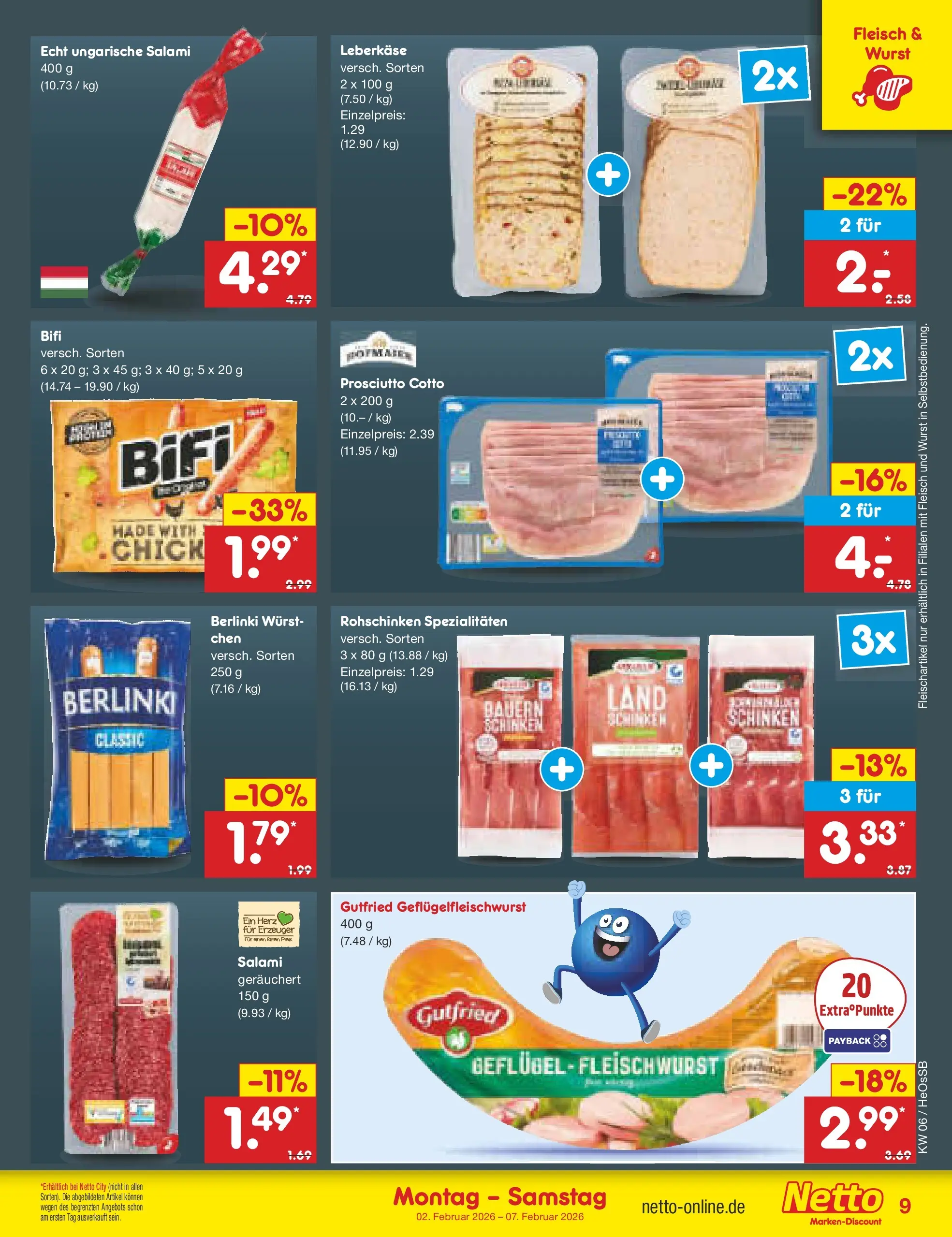 Netto Marken-Discount prospekt Kröpelin	 (ab 02.02.2026) » Angebote | Seite: 9
