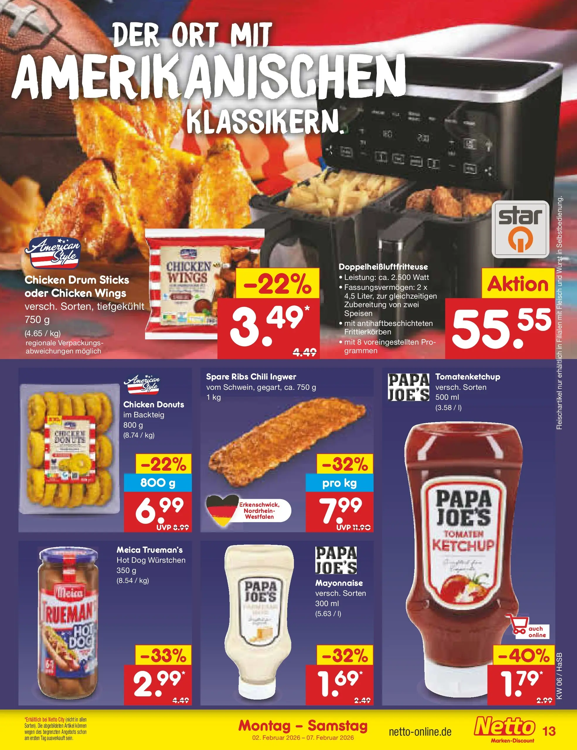 Netto Marken-Discount prospekt Wuppertal	 (ab 01.02.2026) » Angebote | Seite: 13 | Produkte: Tomaten, Donuts, Wurst, Ketchup