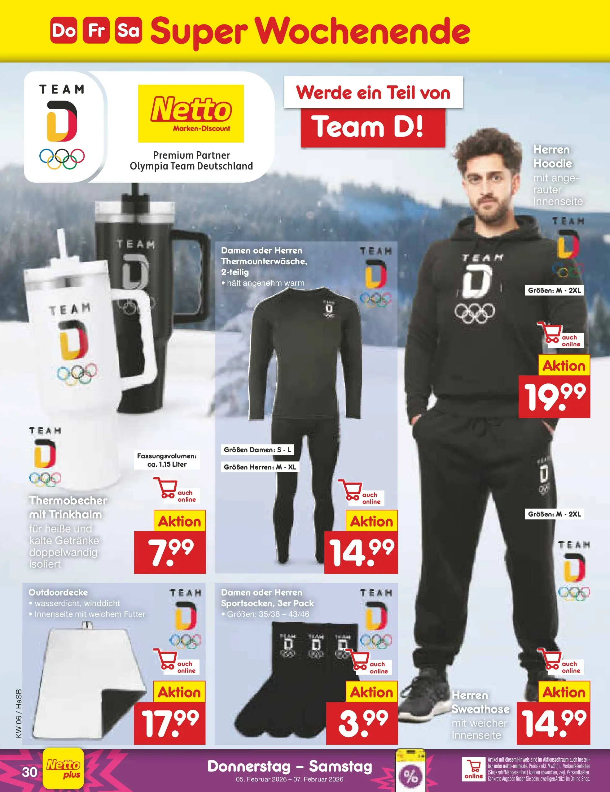 Netto Marken-Discount prospekt Wuppertal	 (ab 01.02.2026) » Angebote | Seite: 42 | Produkte: Sweathose, Hoodie