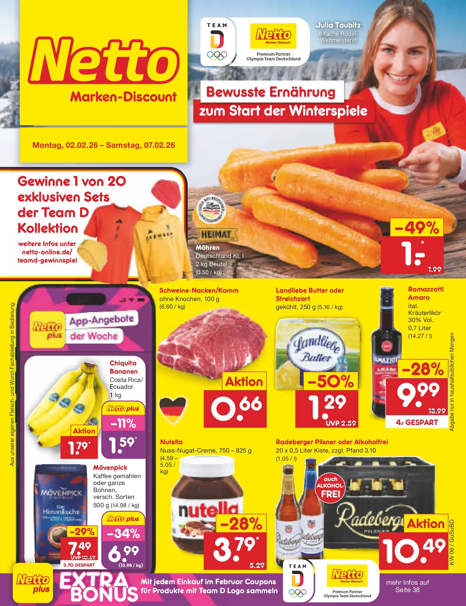 Netto Marken-Discount prospekt Glauchau	 (ab 02.02.2026) » Angebote | Seite: 1