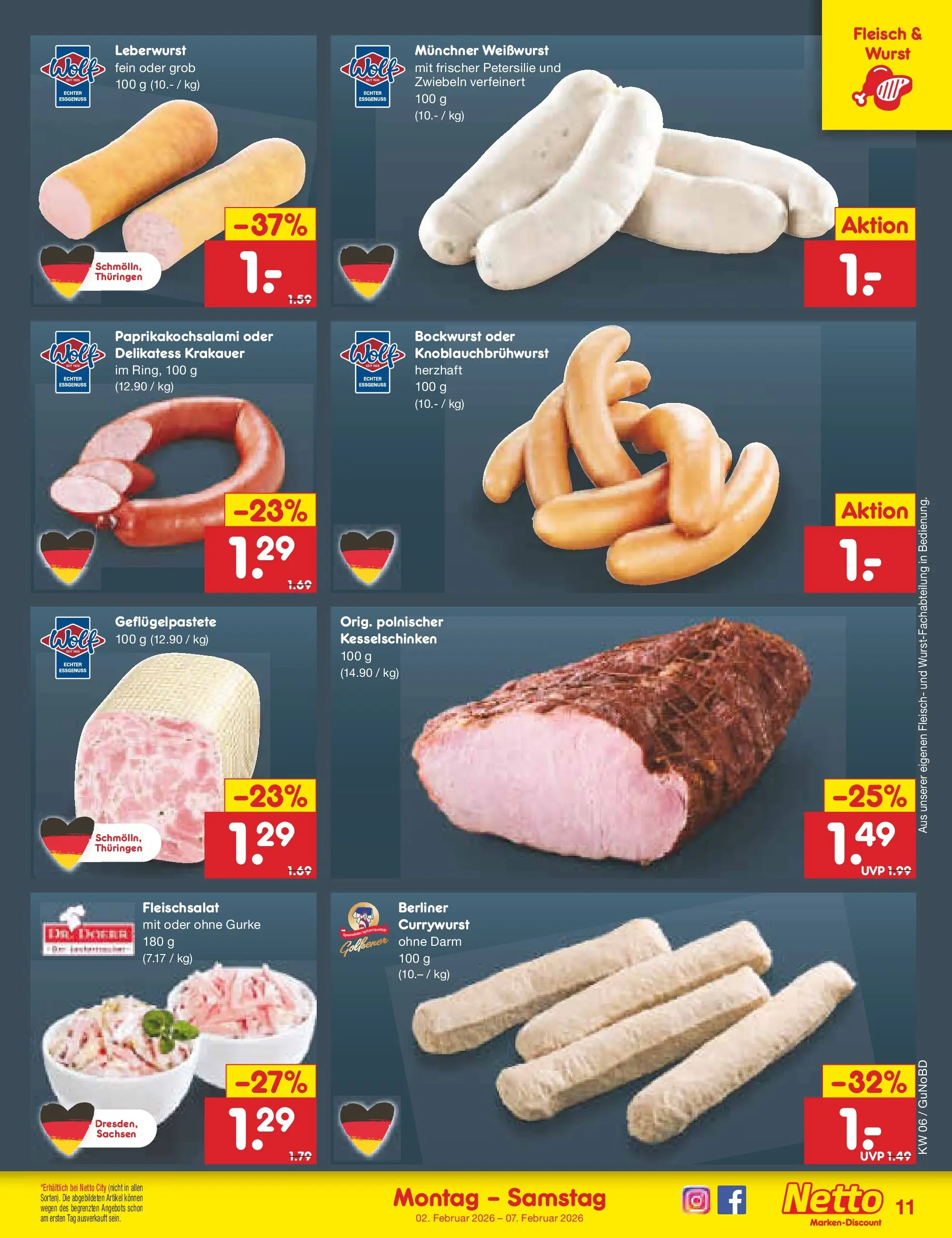 Netto Marken-Discount prospekt Augustusburg	 (ab 02.02.2026) » Angebote | Seite: 11