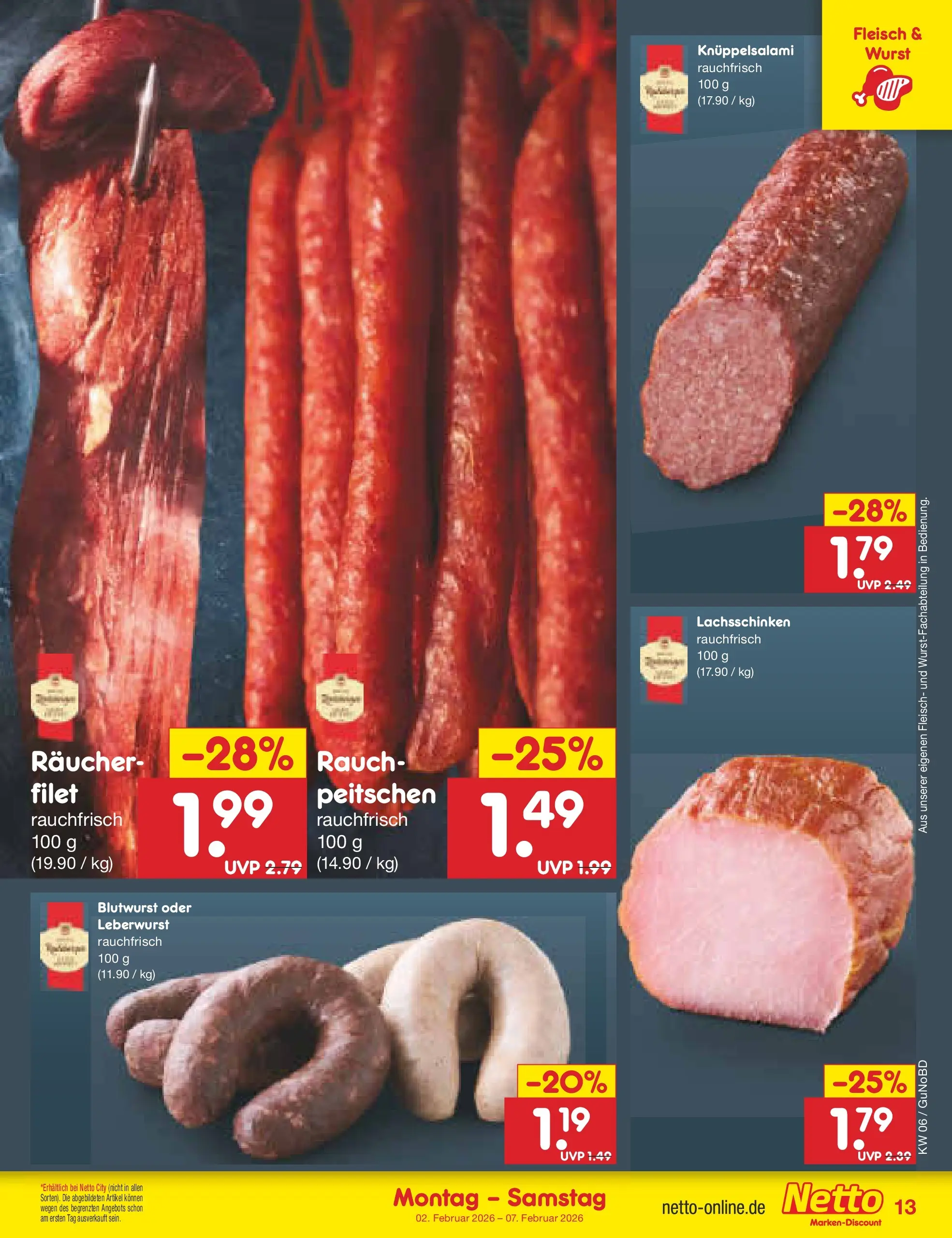 Netto Marken-Discount prospekt Augustusburg	 (ab 02.02.2026) » Angebote | Seite: 13