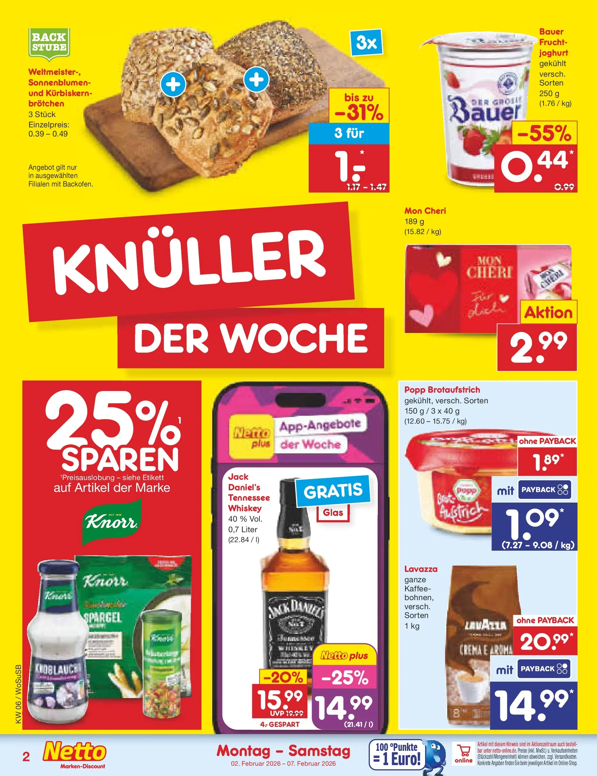Netto Marken-Discount prospekt Mannheim	 (ab 02.02.2026) » Angebote | Seite: 2