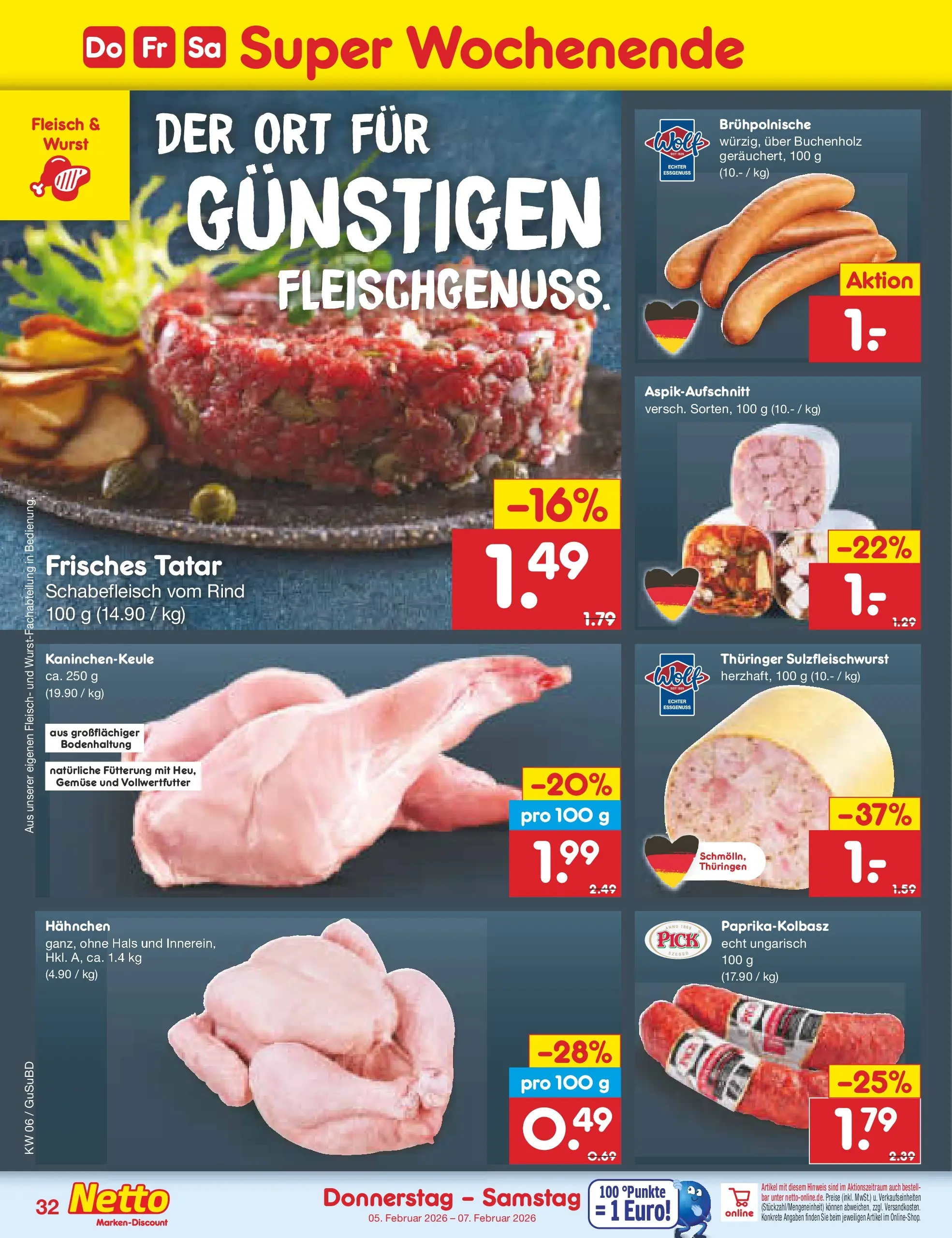 Netto Marken-Discount prospekt Glauchau	 (ab 02.02.2026) » Angebote | Seite: 44