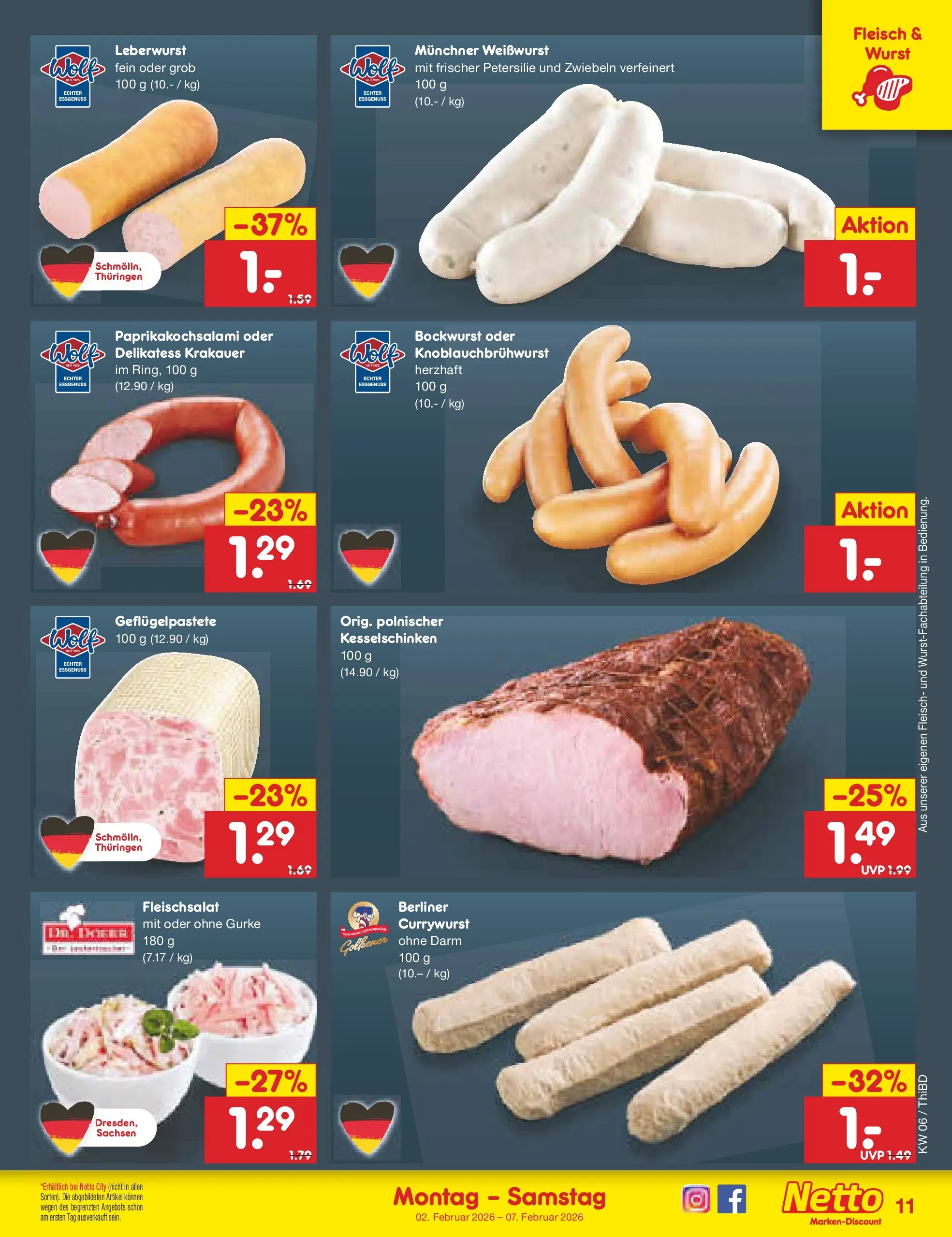 Netto Marken-Discount prospekt Thiendorf	 (ab 02.02.2026) » Angebote | Seite: 11