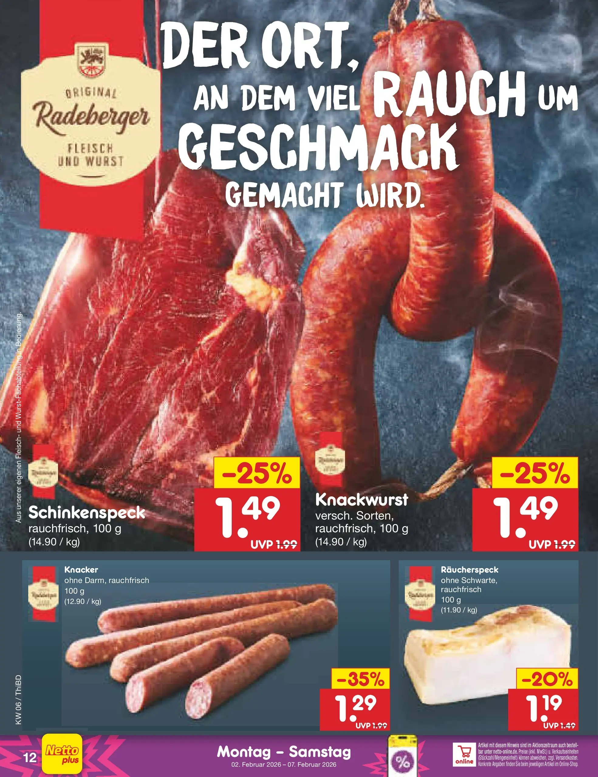 Netto Marken-Discount prospekt Thiendorf	 (ab 02.02.2026) » Angebote | Seite: 12