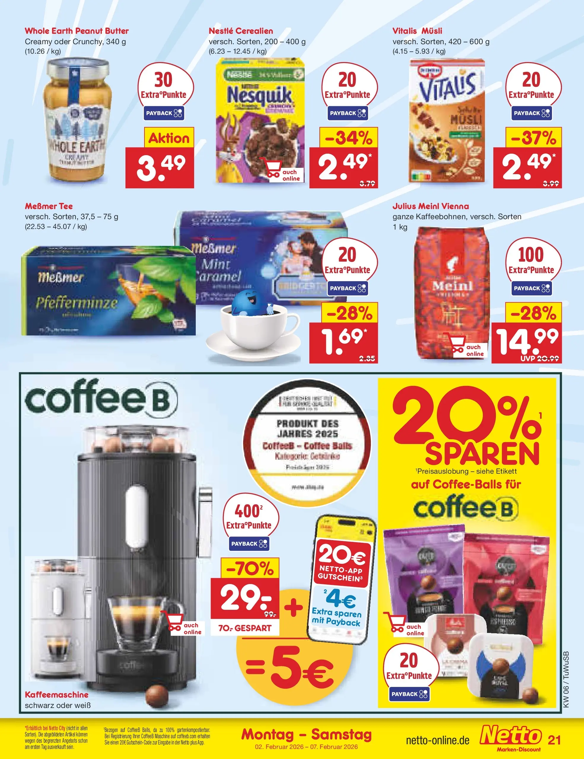 Netto Marken-Discount prospekt Calw-Stammheim	 (ab 01.02.2026) » Angebote | Seite: 27 | Produkte: Musli, Nesquik, Butter, Messmer