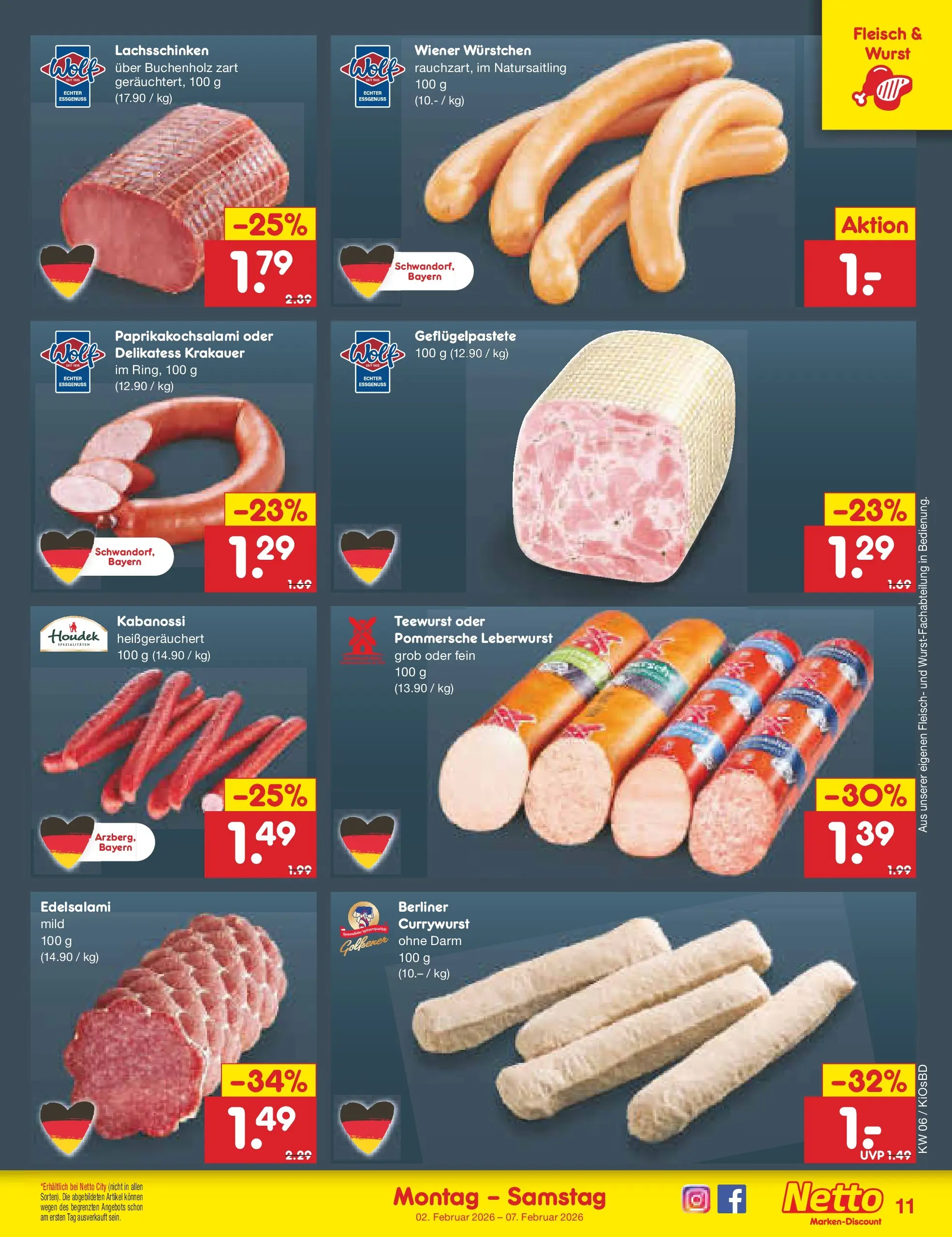 Netto Marken-Discount prospekt Mistelbach	 (ab 02.02.2026) » Angebote | Seite: 11