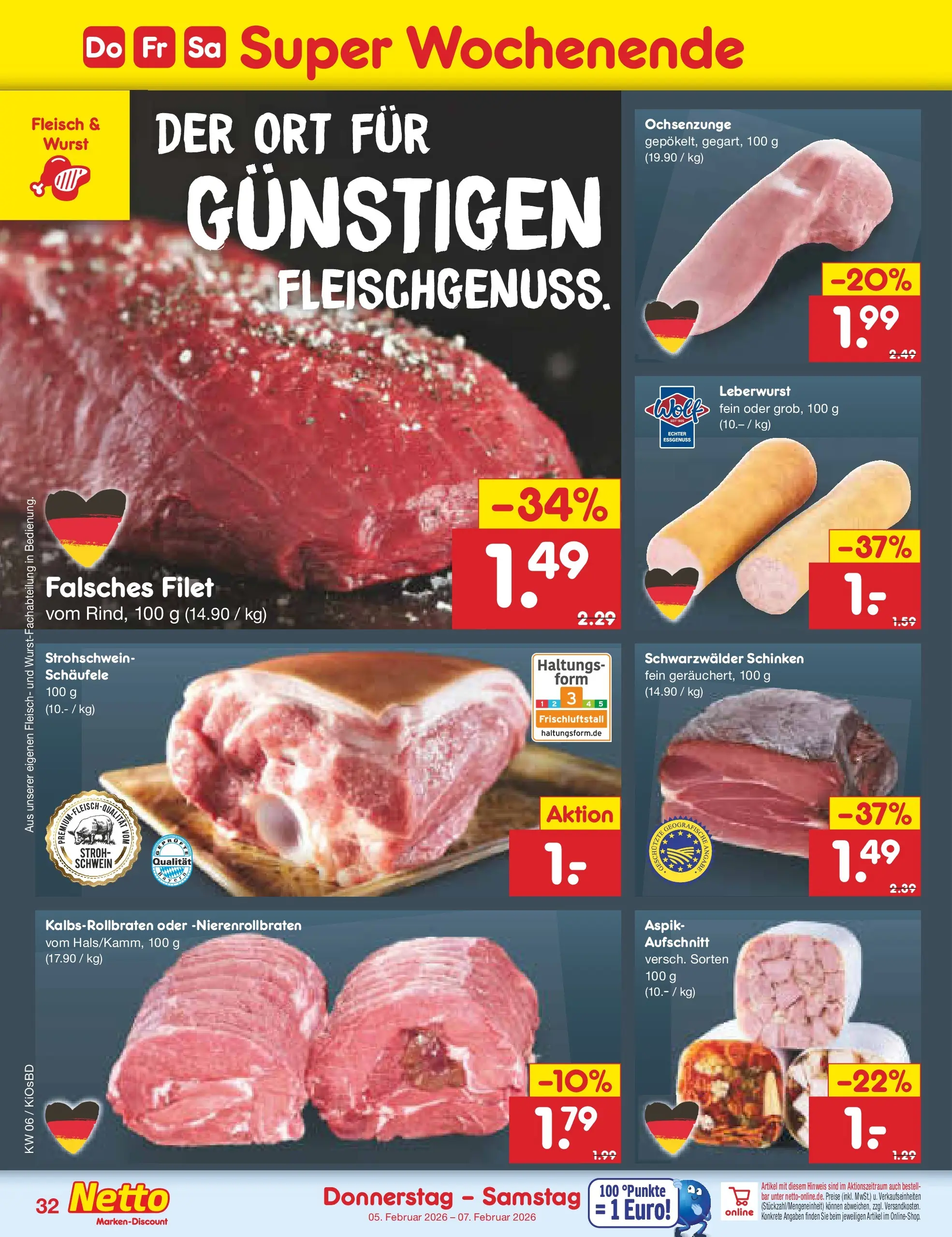 Netto Marken-Discount prospekt Mistelbach	 (ab 02.02.2026) » Angebote | Seite: 40