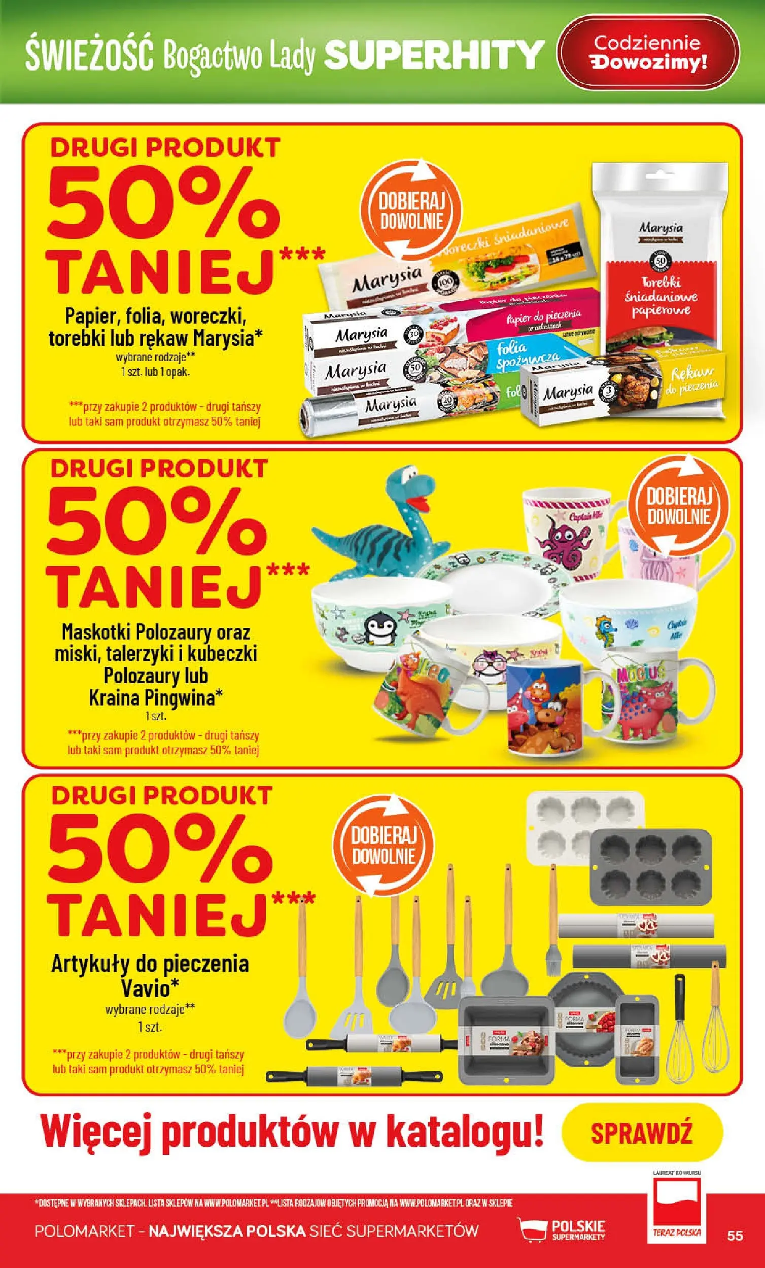 Nowa POLOmarket gazetka od jutra 28.01.2026 (PDF) | Strona: 55 | Produkty: Torebki