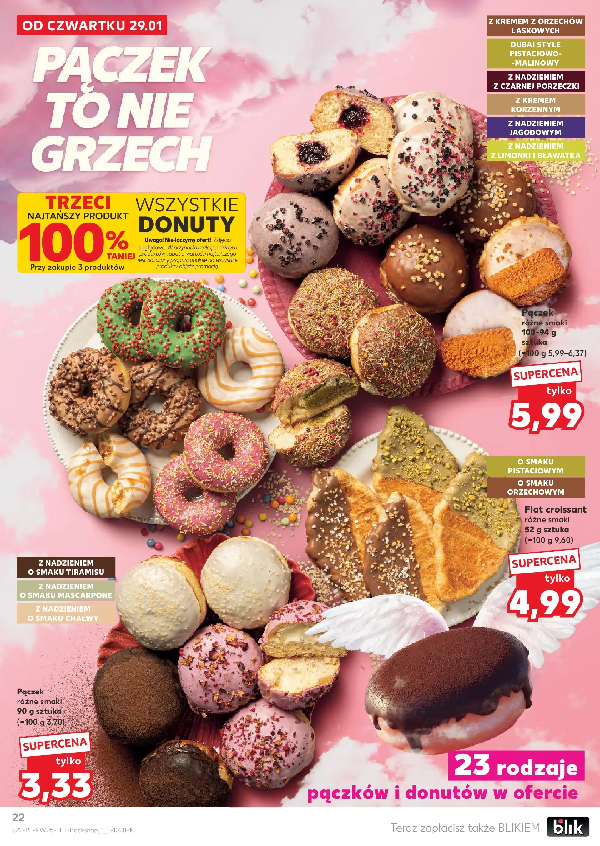 Kaufland gazetka od 29.01.2026 - od jutra PDF | Strona: 22 | Produkty: Tiramisu, Mascarpone