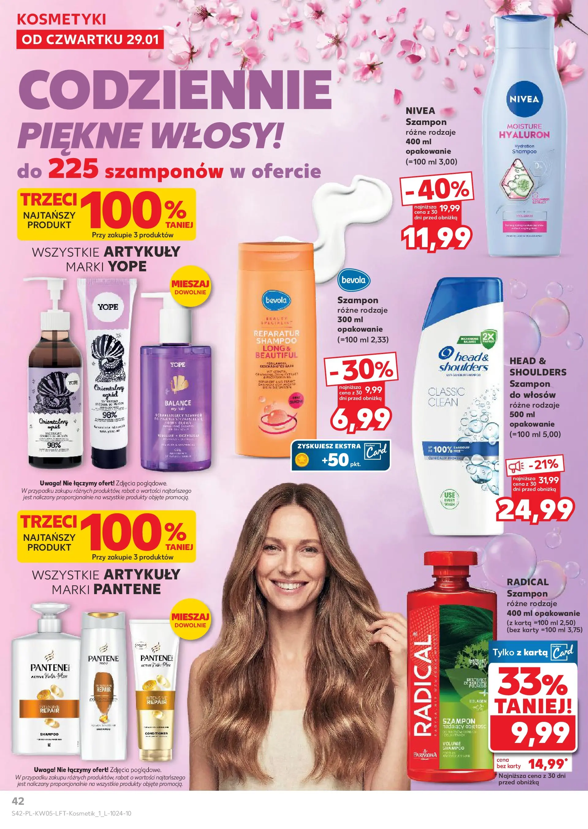 Kaufland gazetka od 29.01.2026 - od jutra PDF | Strona: 42 | Produkty: Karta, Kosmetyki, Szampon