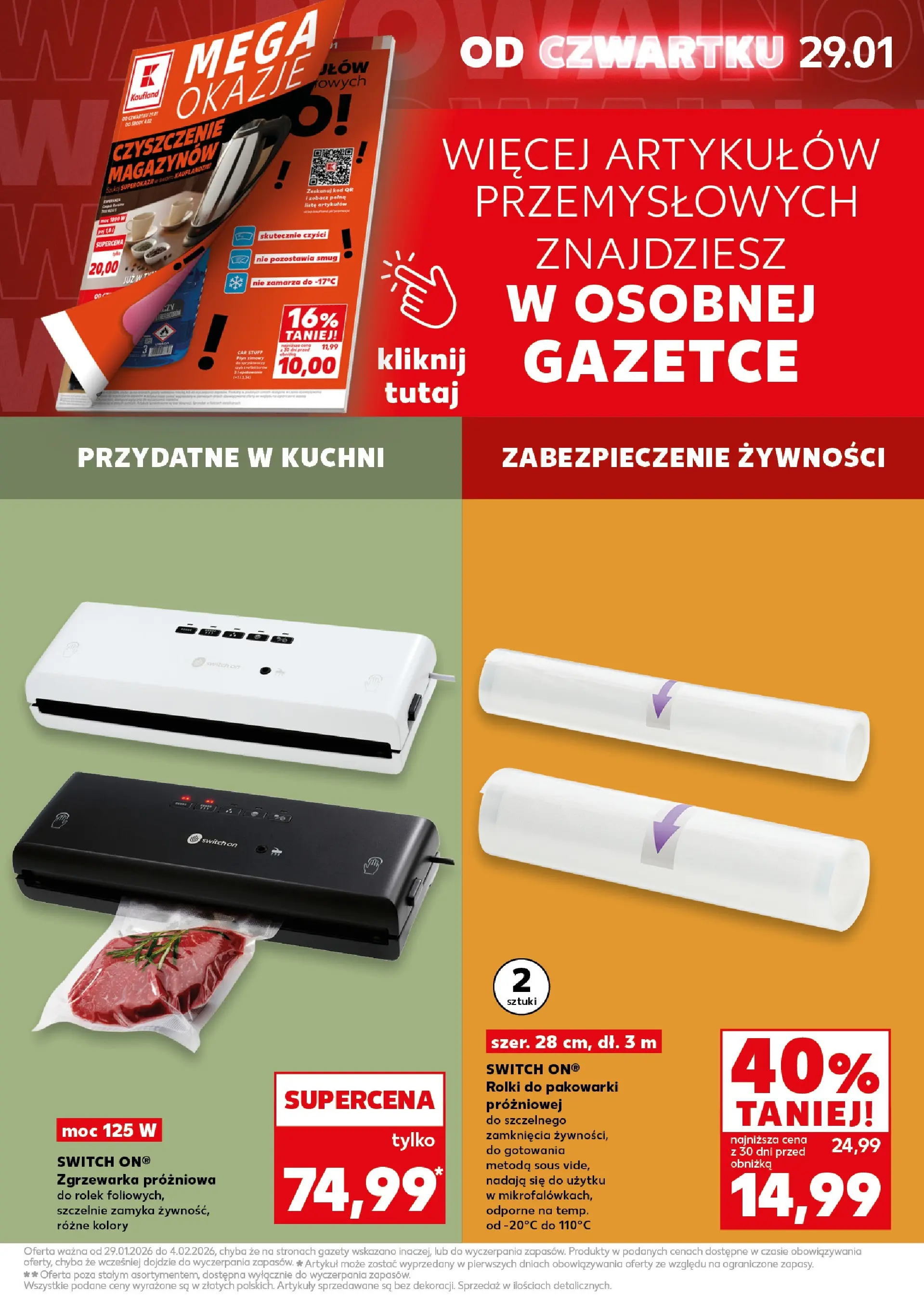 Kaufland gazetka od 29.01.2026 - od jutra PDF | Strona: 51 | Produkty: Rolki