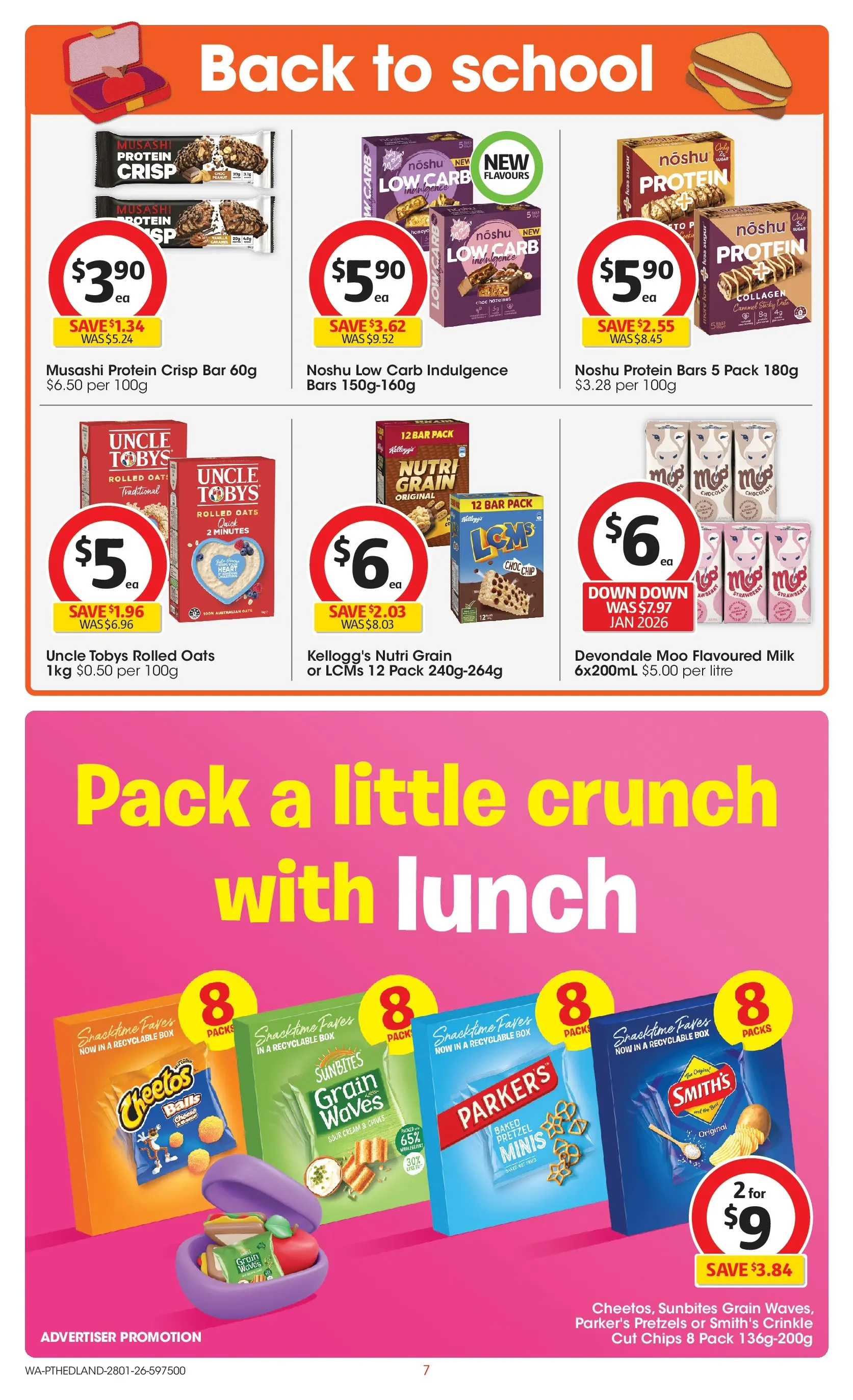 ﻿Coles catalogue valid from 25/01/2026 > Online Australia | Page: 7 | Products: Box, Gate, Milk, Cream