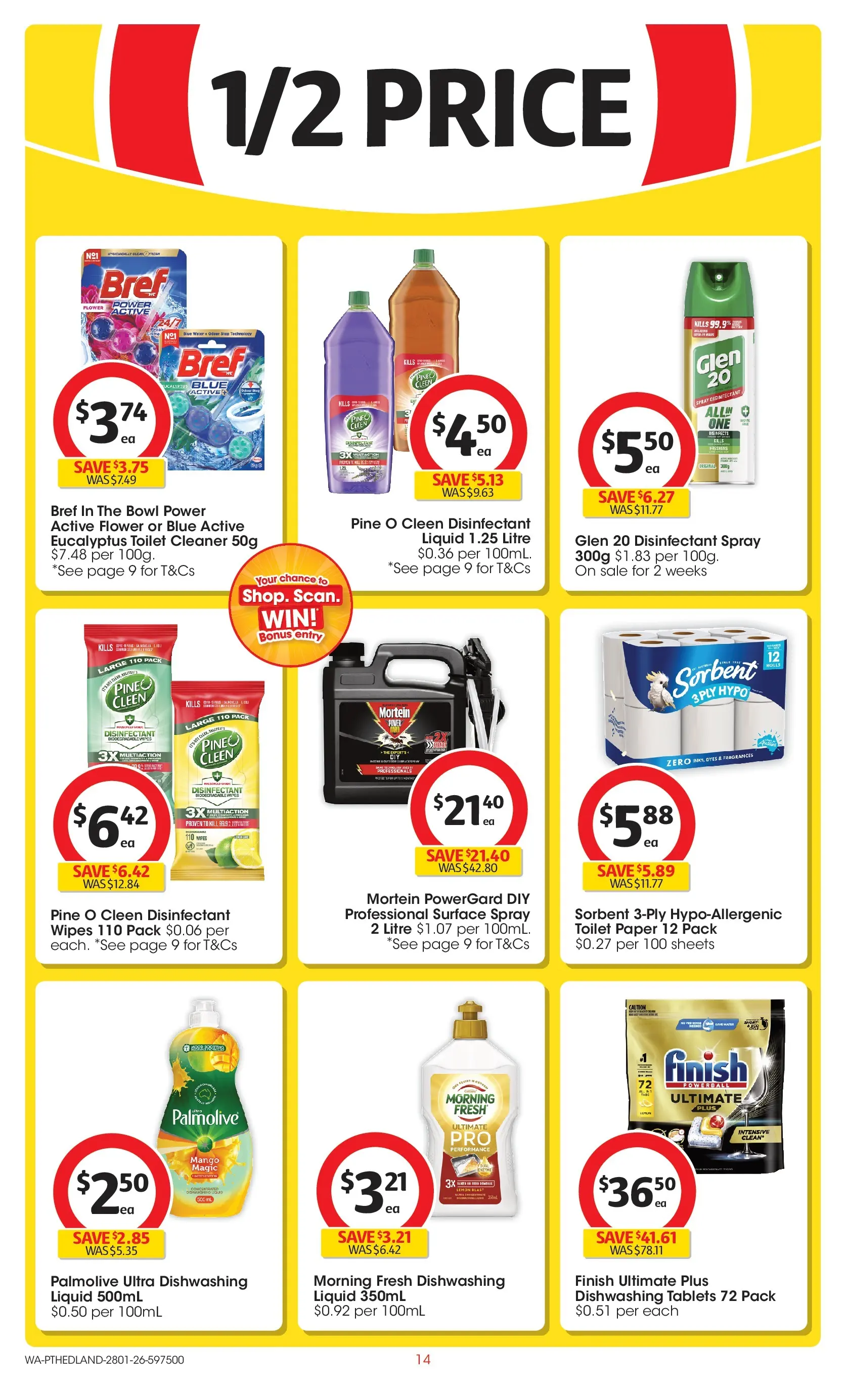 ﻿Coles catalogue valid from 25/01/2026 > Online Australia | Page: 14 | Products: Toilet, Cleaner, Lemon, Mango