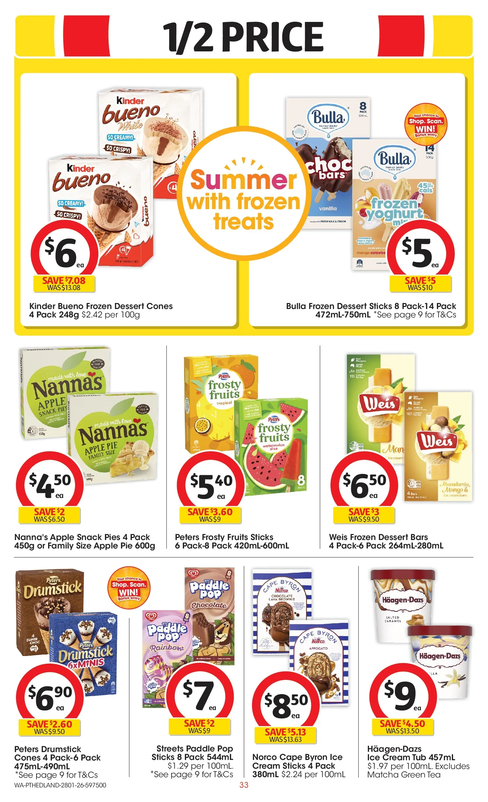 ﻿Coles catalogue valid from 25/01/2026 > Online Australia | Page: 33 | Products: Milk, Chocolate, Tea, Mango