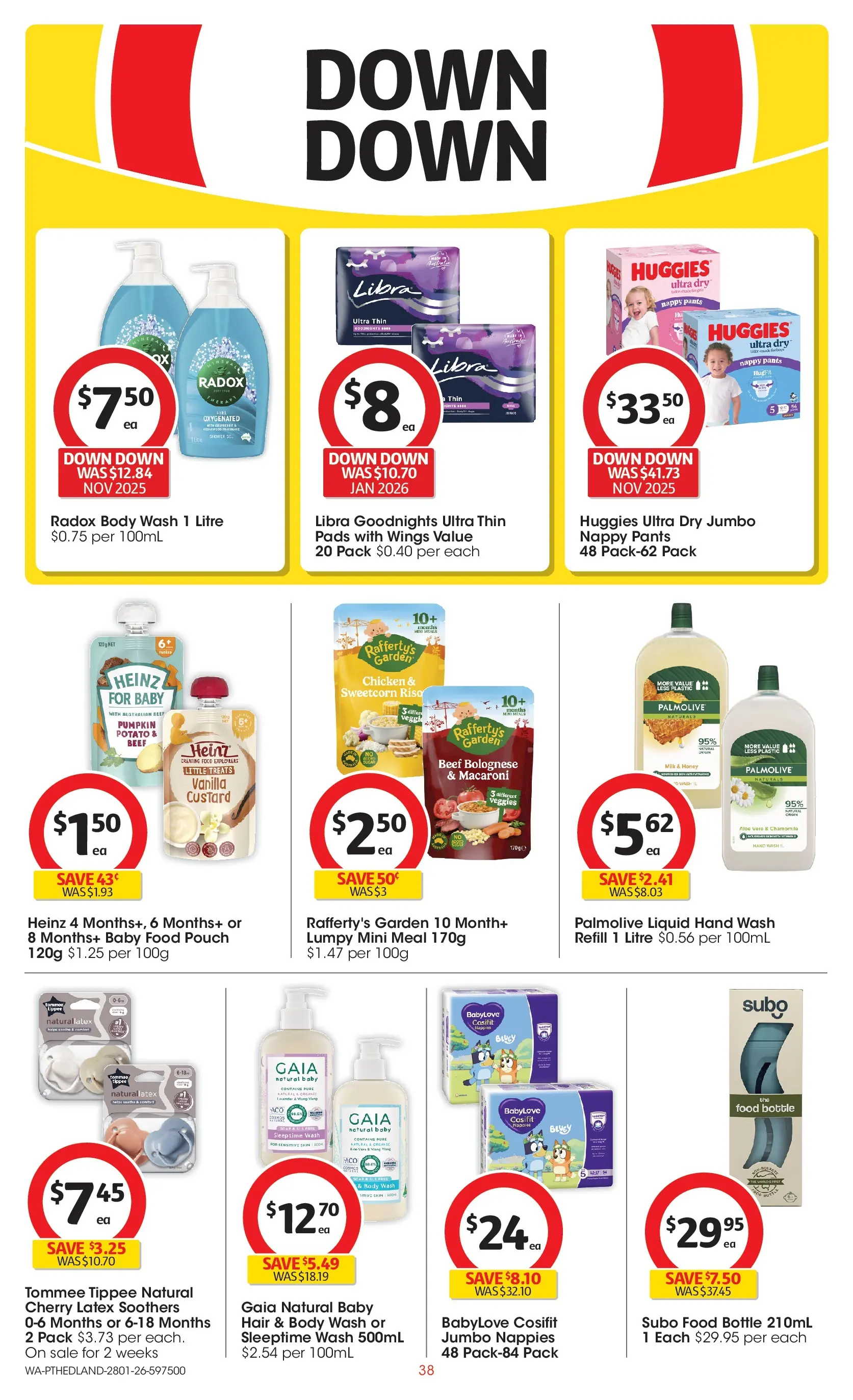 ﻿Coles catalogue valid from 25/01/2026 > Online Australia | Page: 38 | Products: Honey, Pants, Pumpkin, Belt