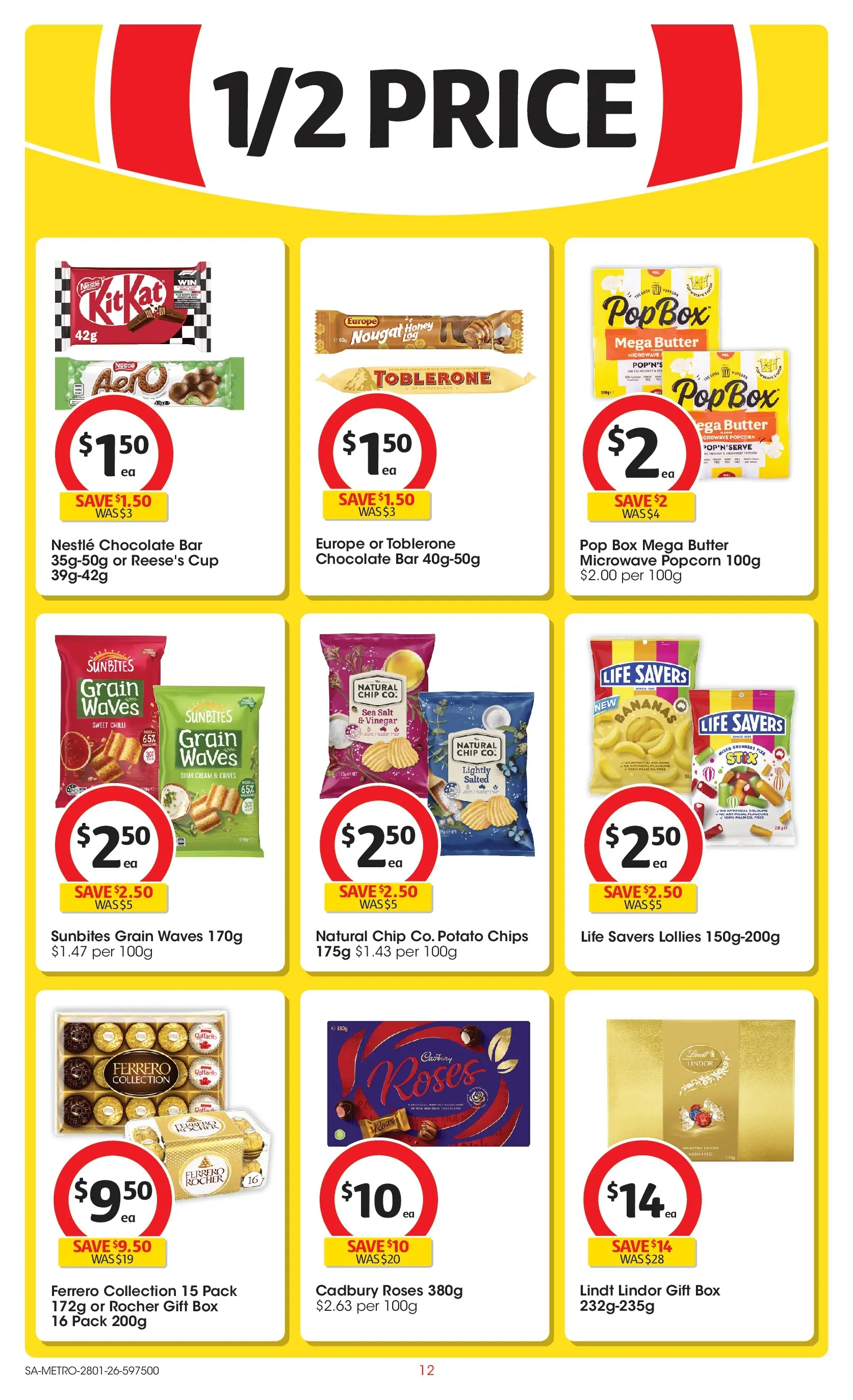 ﻿Coles catalogue valid from 28/01/2026 > Online Australia | Page: 12 | Products: Box, Butter, Chocolate, Sour cream