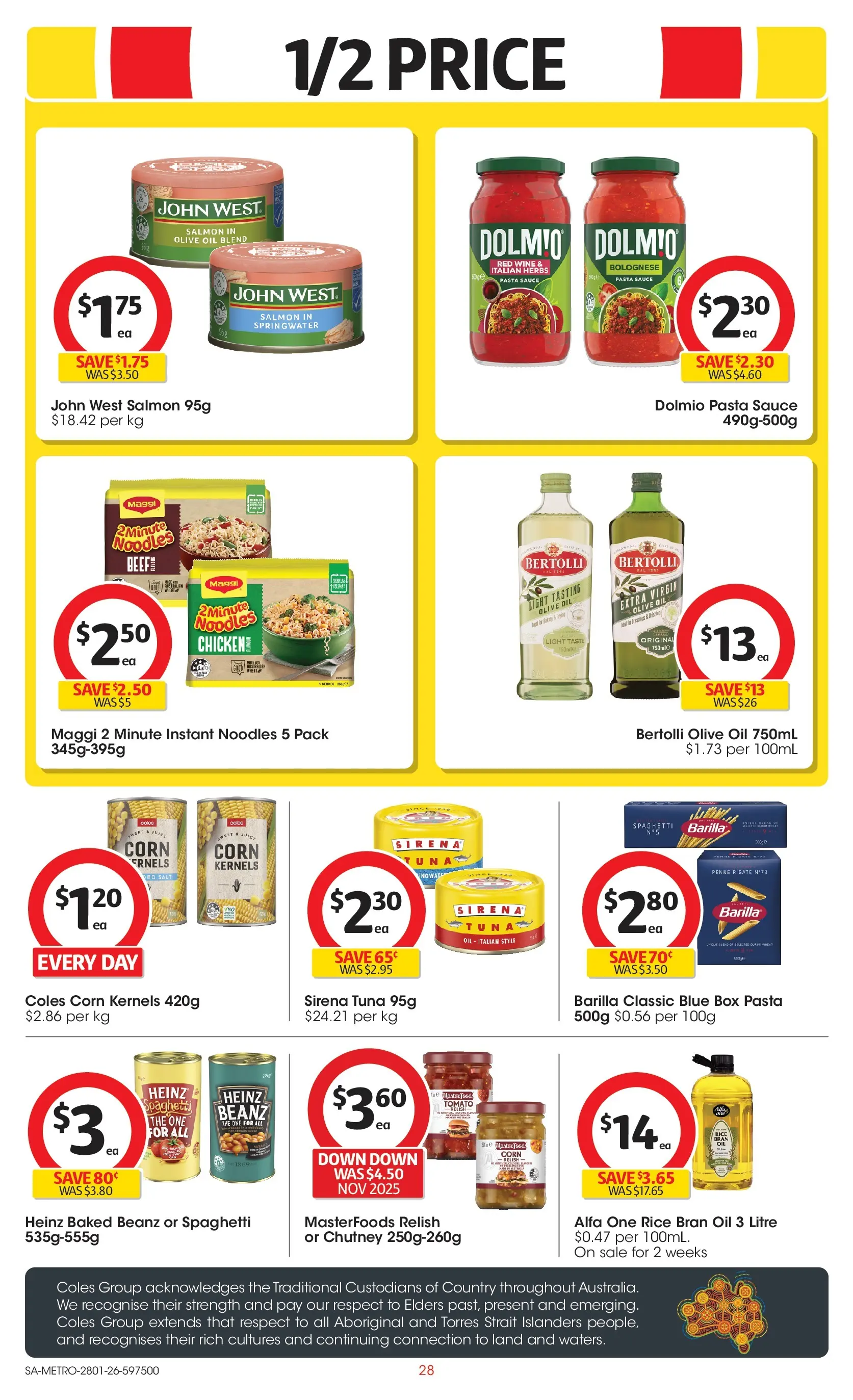 ﻿Coles catalogue valid from 28/01/2026 > Online Australia | Page: 28 | Products: Light, Wine, Salmon, Salt