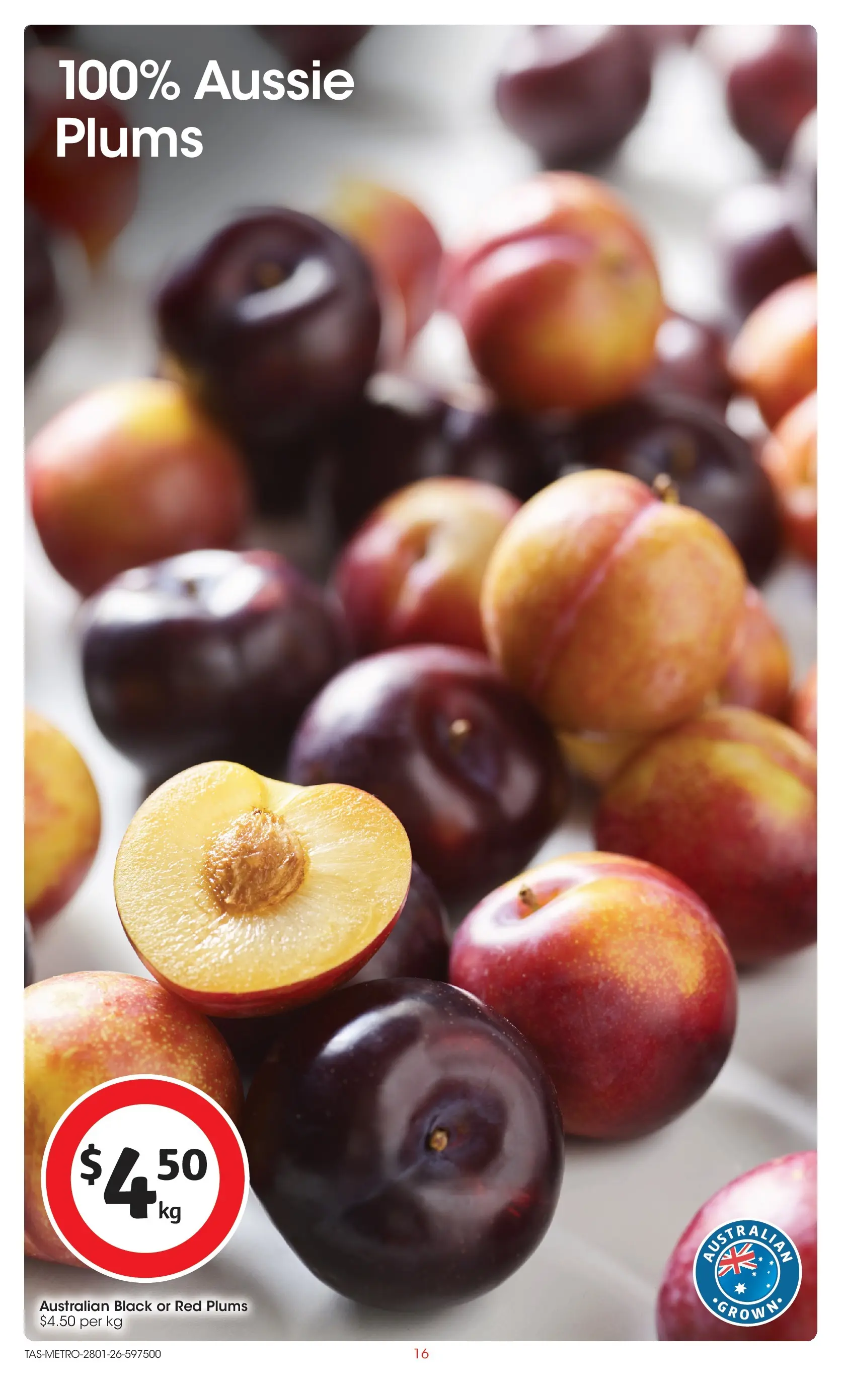 ﻿Coles catalogue valid from 25/01/2026 > Online Australia | Page: 16 | Products: Plums