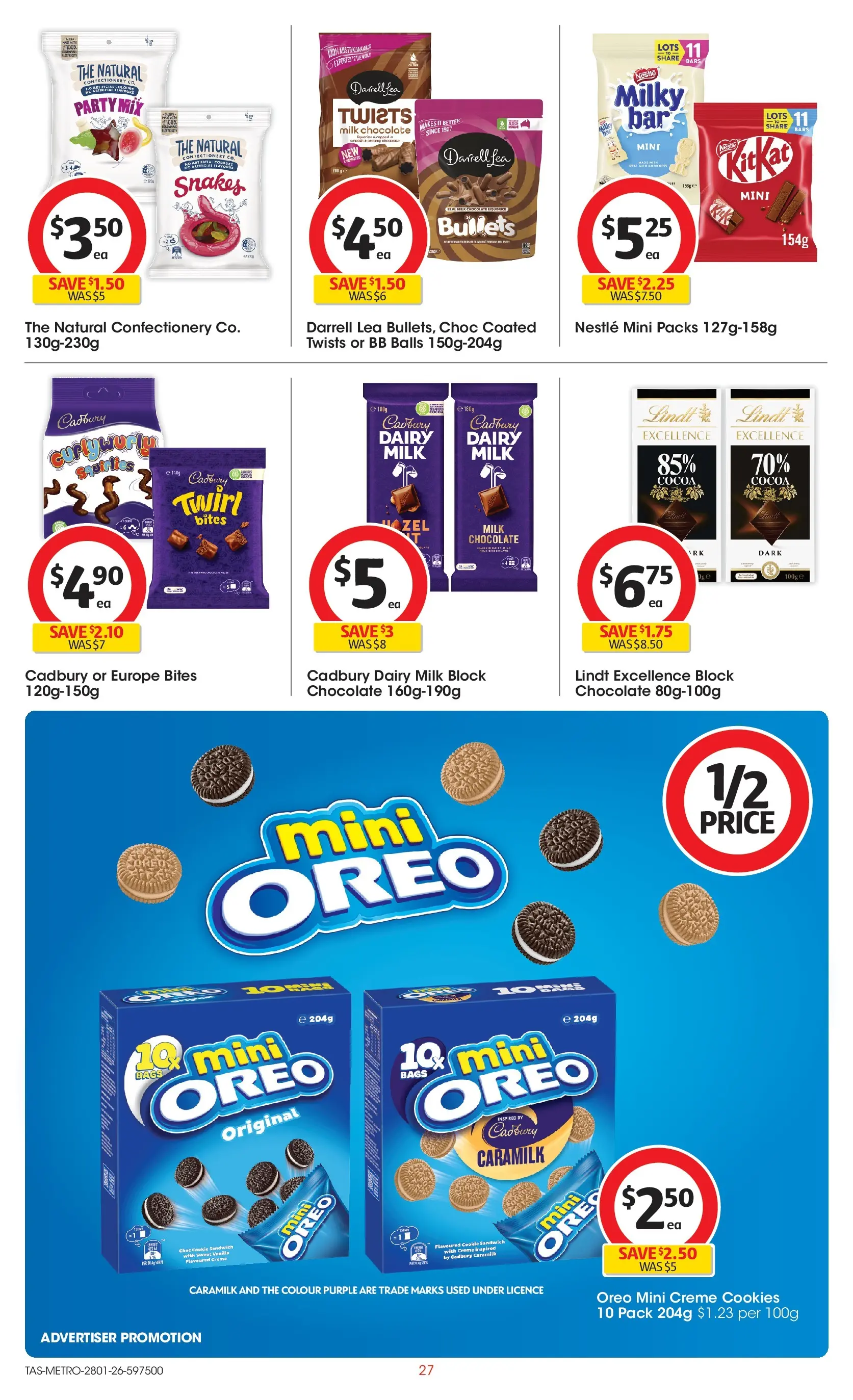 ﻿Coles catalogue valid from 25/01/2026 > Online Australia | Page: 27 | Products: Cocoa, Milk, Dairy, Chocolate